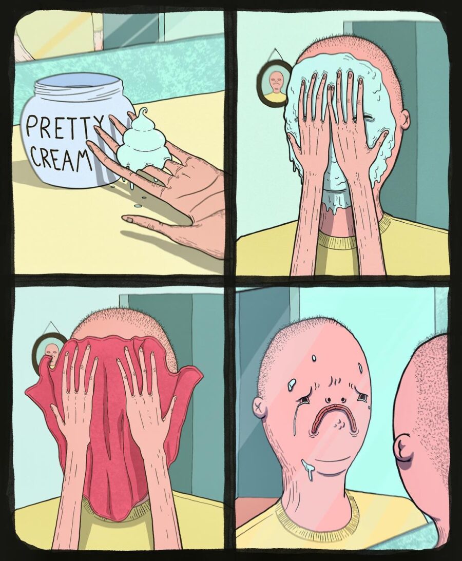 Hunter Scheiderer comics terrorificos pretty cream