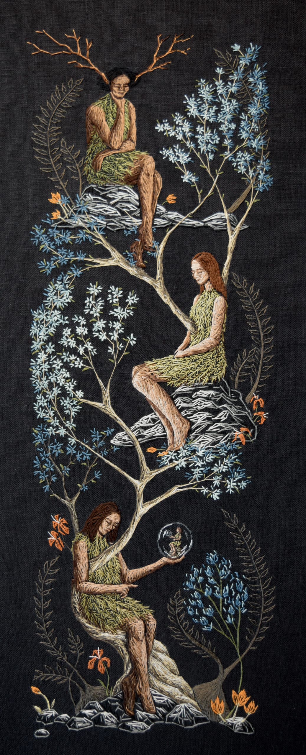 Michelle Kingdom bordados Exchanging Heaven for Earth