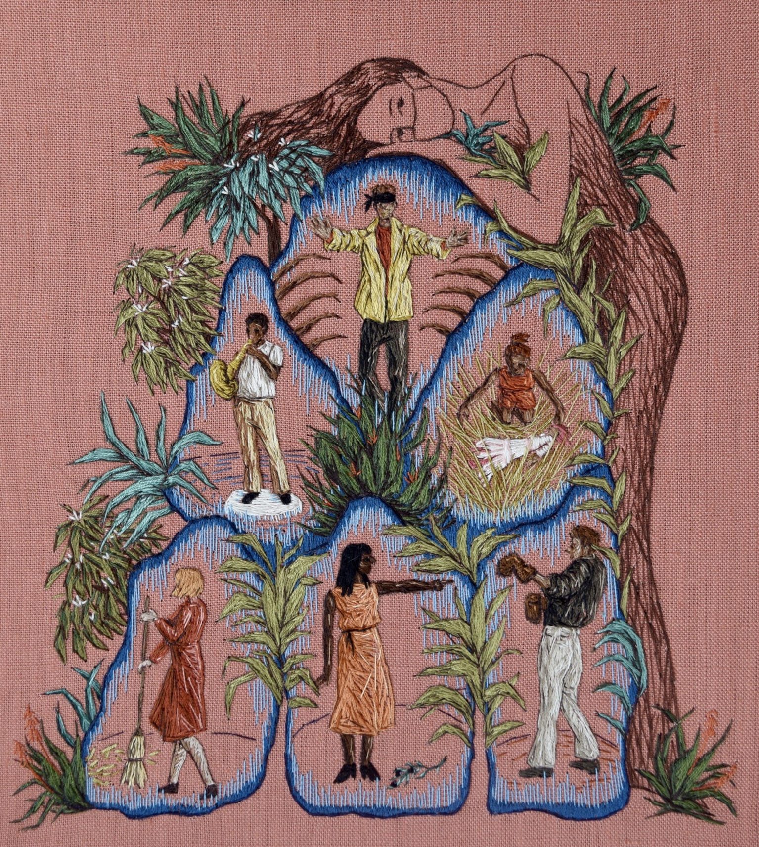 Michelle Kingdom bordados No Respite