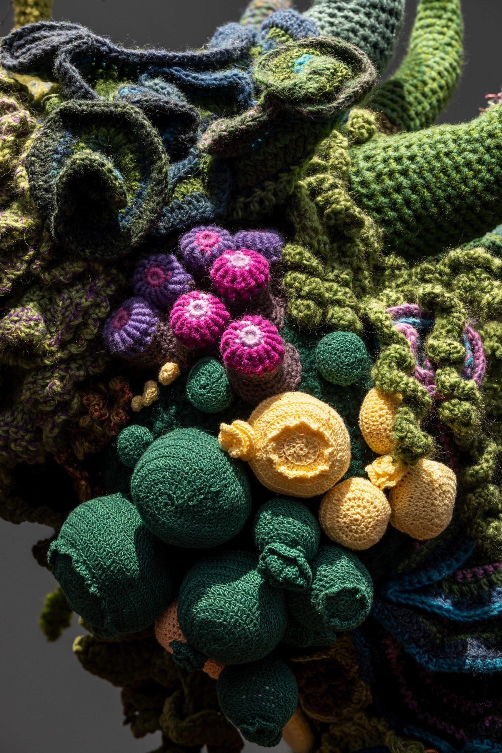 crochet coral reef escultura en ganchillo barrera de coral australia