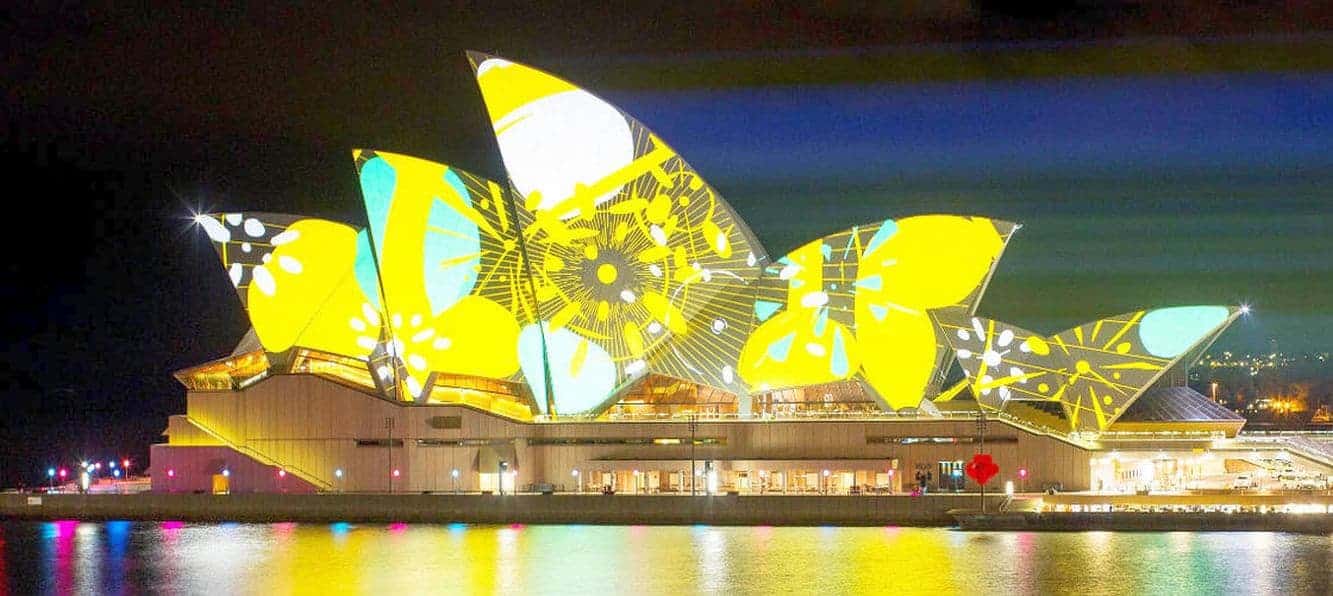 vivid sidney festival de luces mas grande del mundo opera mapping