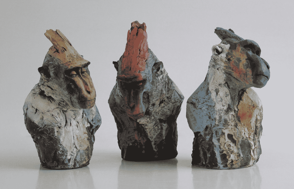 langur escultura en bronces Nichola Theakston
