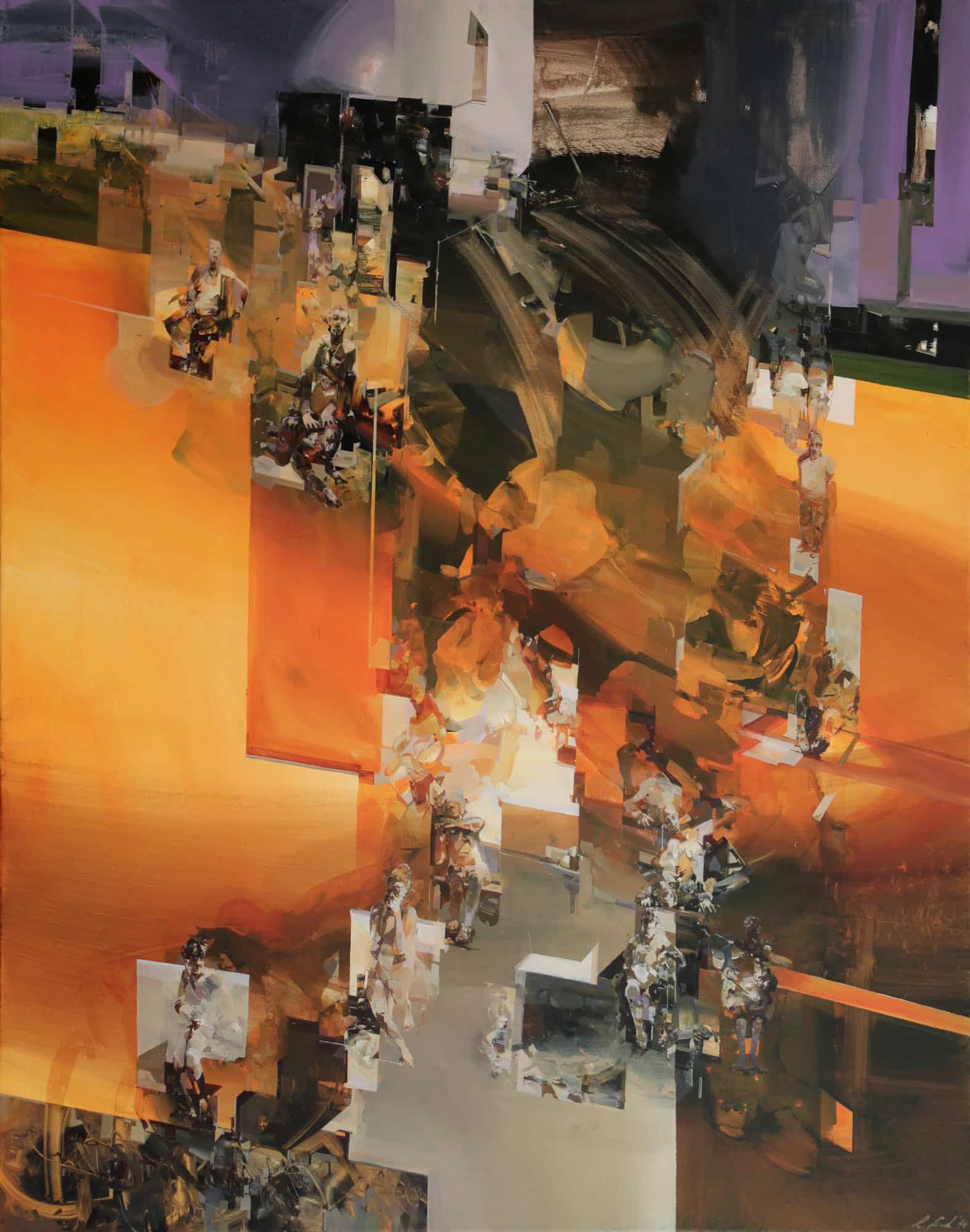 retransmission post graffiti exposicion colectiva polonia arte abstracto robert proch