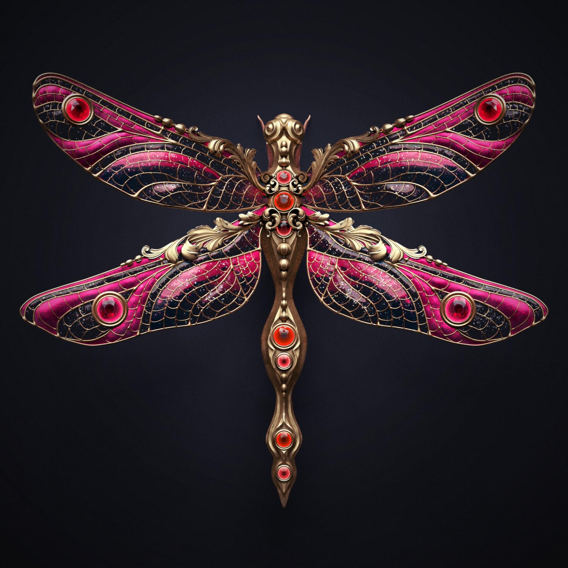 Sasha Vinogradova MARIPOSA ILUSTRACIONES DIGITALES INSECTOS ORNAMENTALES