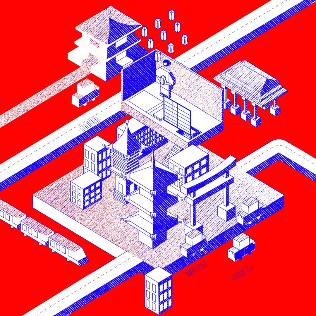 ana perez lopez ilustraciones de colores arquitectura