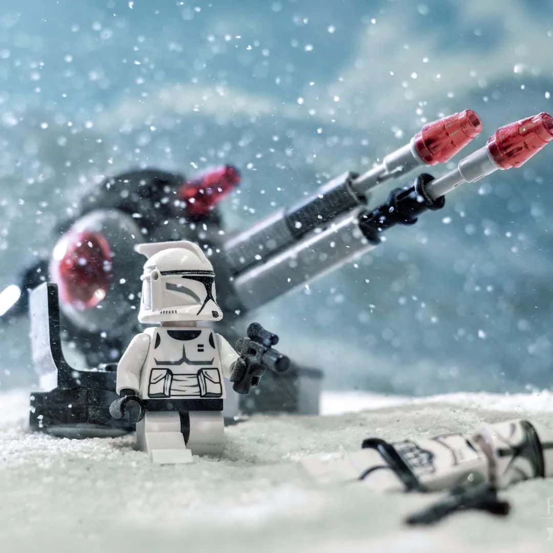 Benedek Lampert fotografia de accion sin photoshop star wars nieve