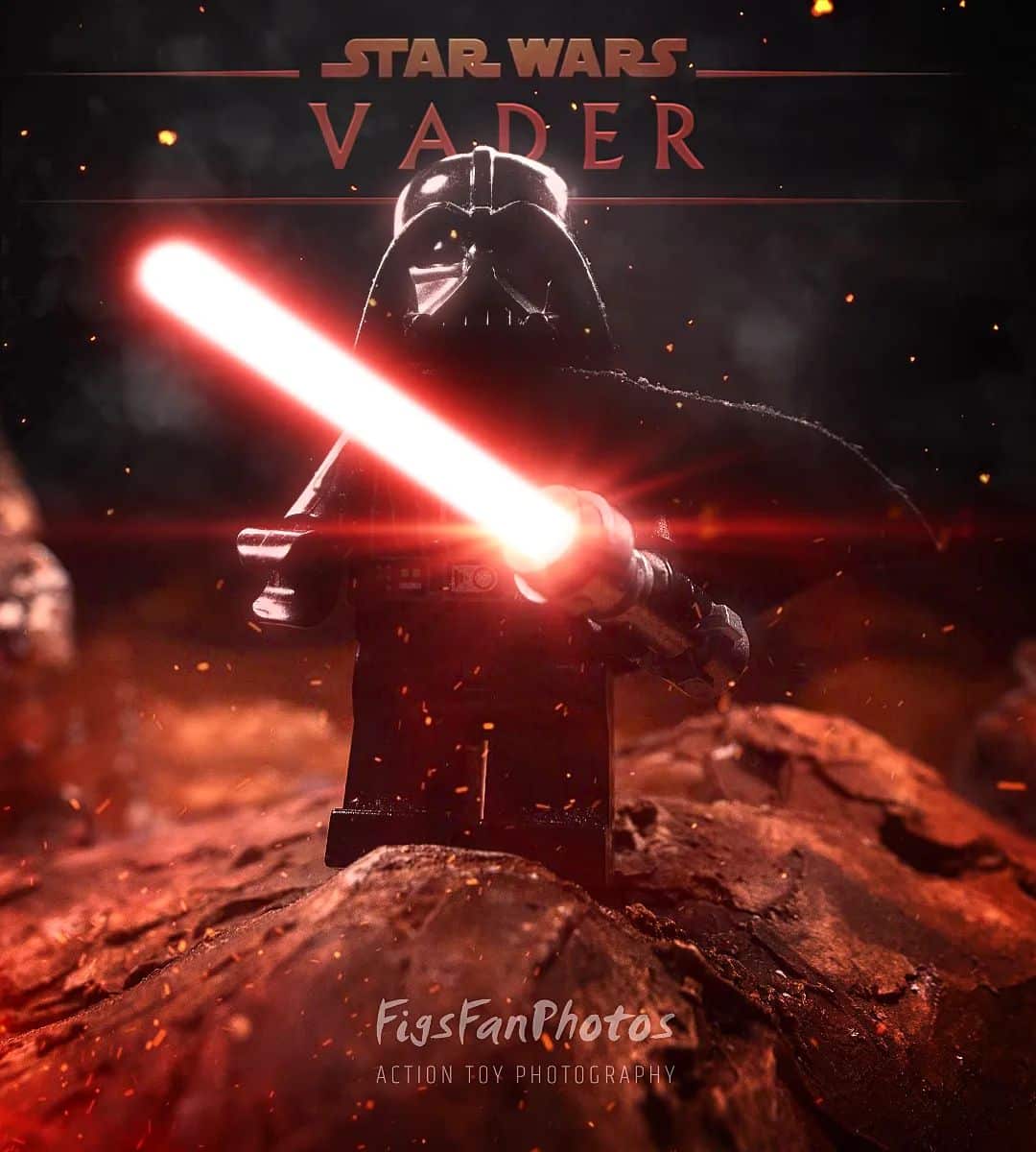 Benedek Lampert fotografia de accion sin photoshop star wars obi vader