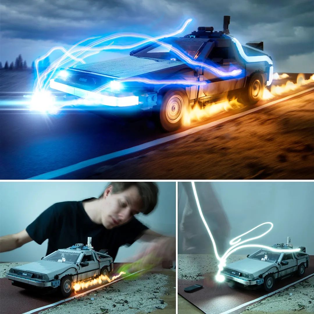 Benedek Lampert fotografia de accion sin photoshop volver al futuro