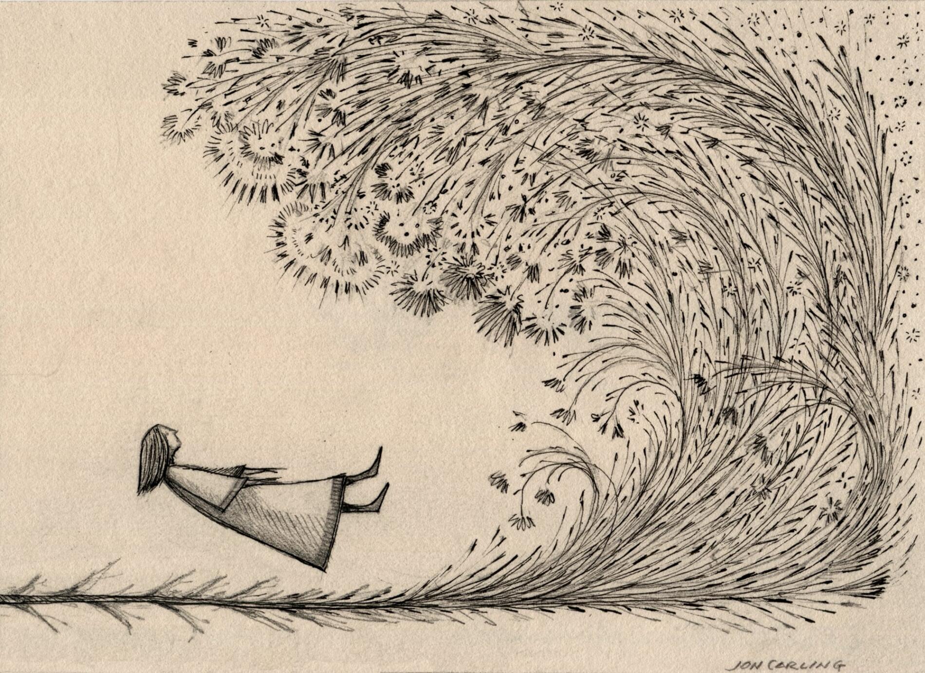 JIN CARLING ILUSTRACION OLA DE FLORES