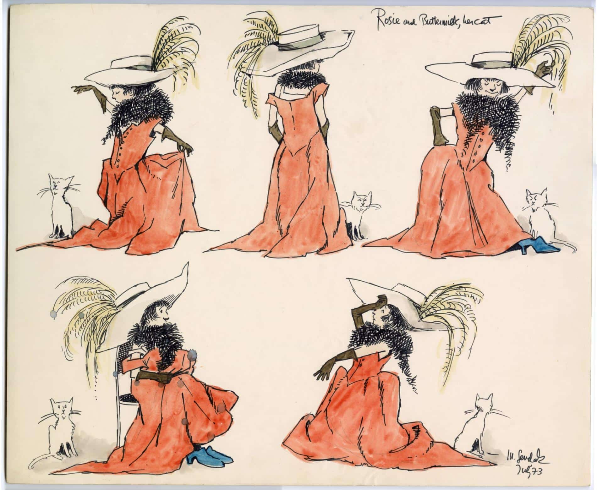 Maurice Sendak a donde van los mostruos rosie
