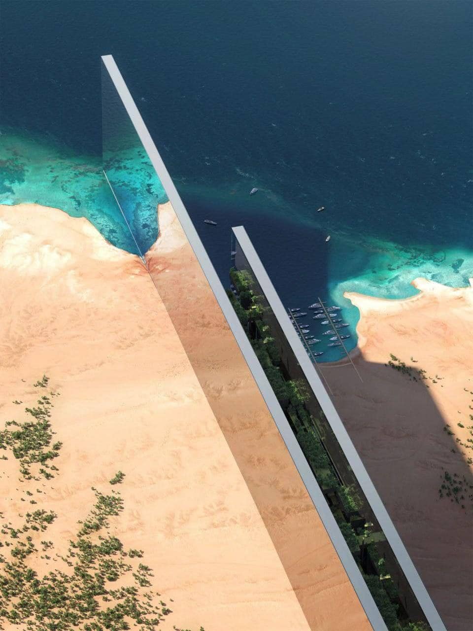 THE LINE NEOM CIUDAD DEL FUTURO MAS GRANDE