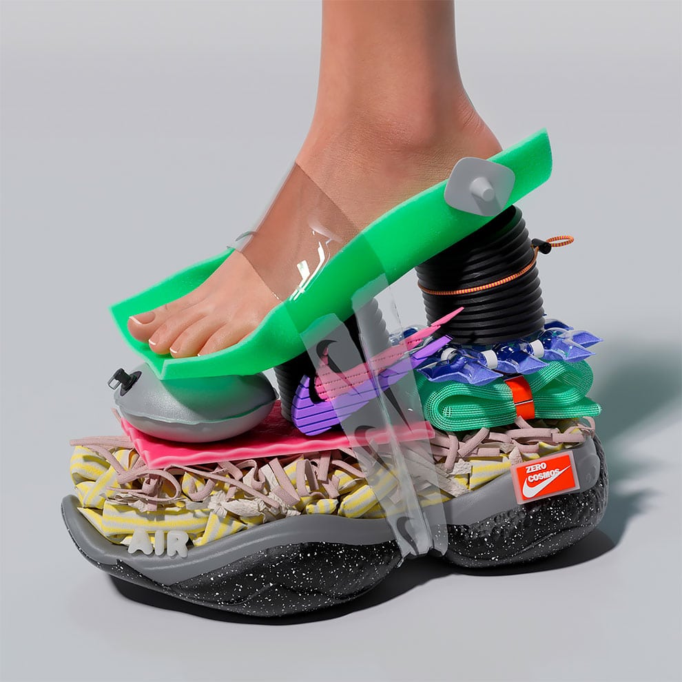 UV- Zhu ZAPATILLAS HINCHABLES NIKE green