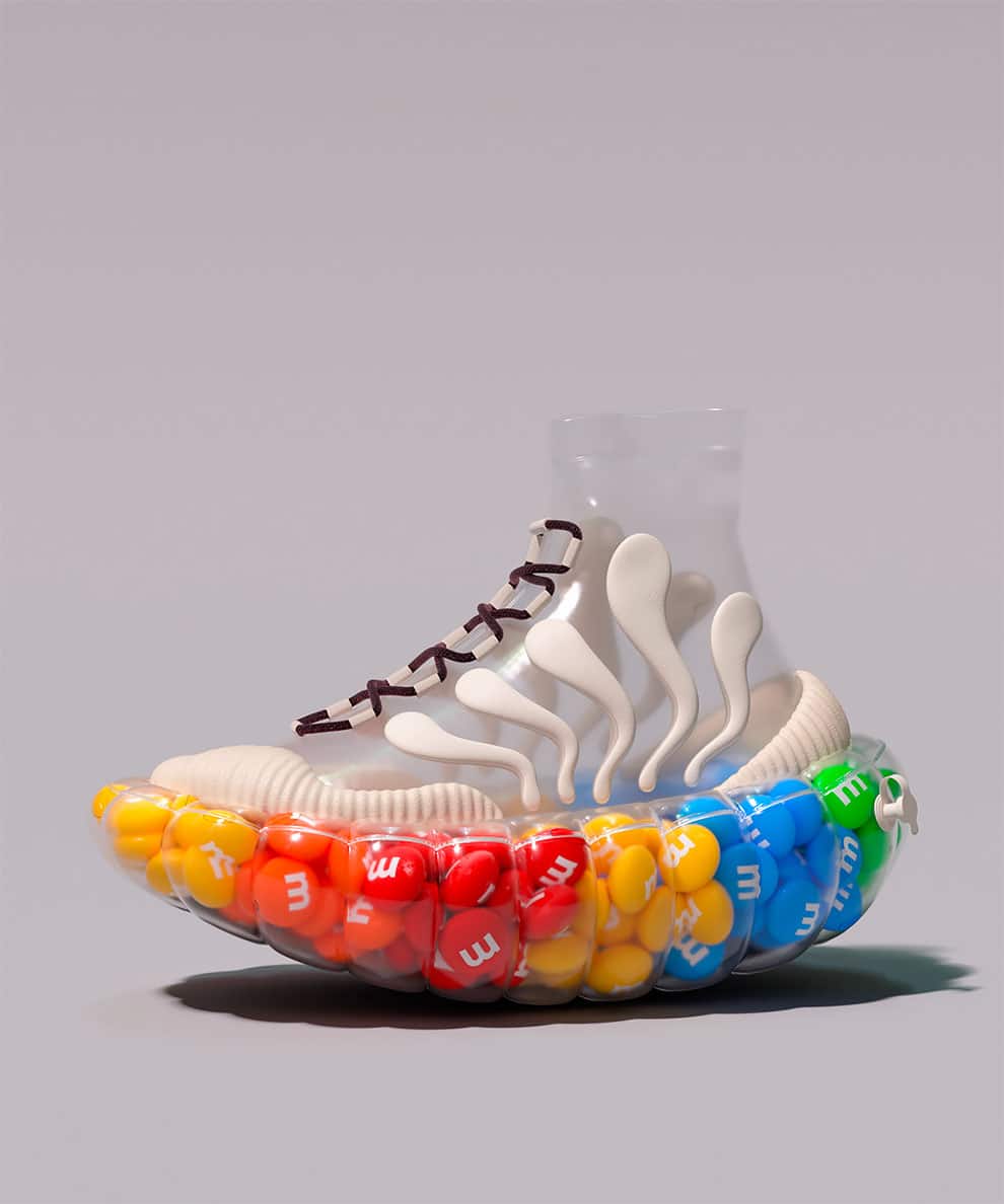 UV- Zhu ZAPATILLAS HINCHABLES NIKE m&m