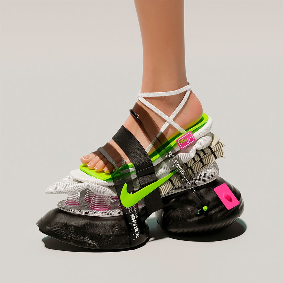 UV- Zhu ZAPATILLAS HINCHABLES NIKE negras