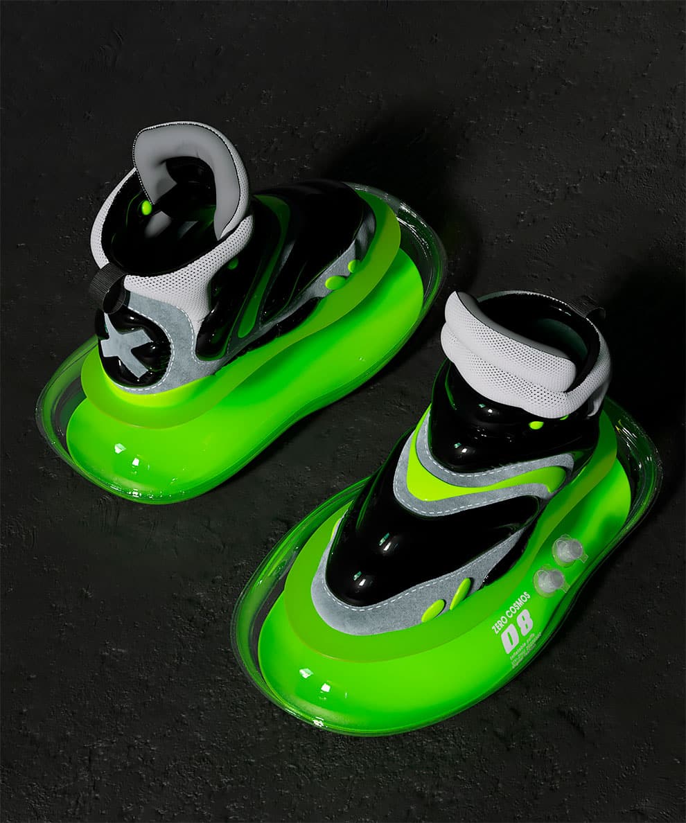 UV- Zhu ZAPATILLAS HINCHABLES NIKE x