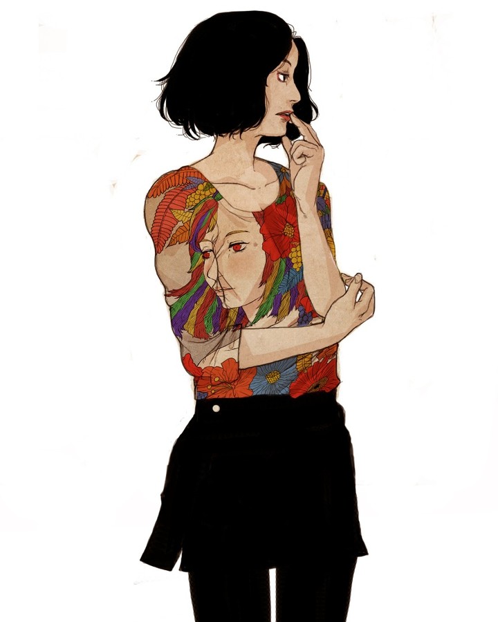magtira paolo ilustracion mujeres ropa