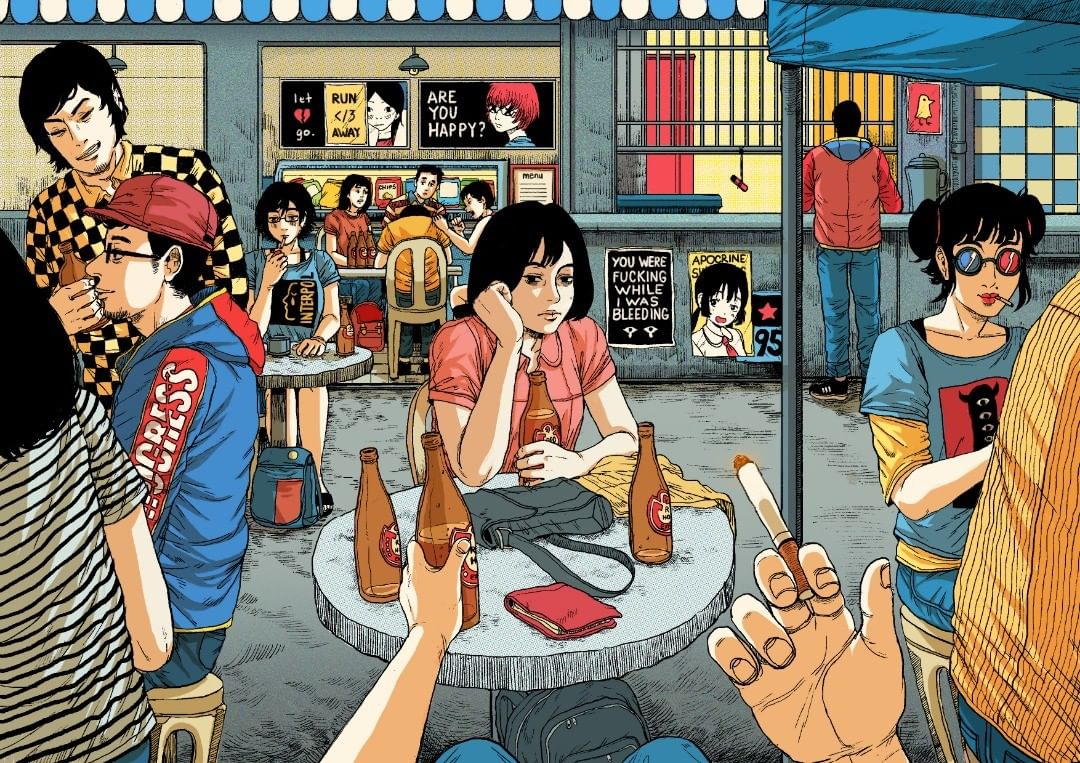 magtira paolo ilustracion mujeres vicios