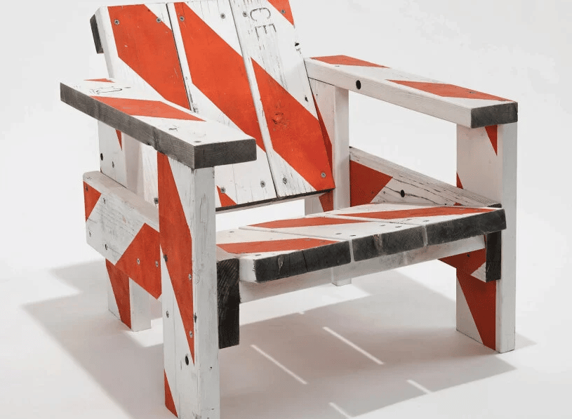 tom sachs expiosion innedita muebles silla rayas