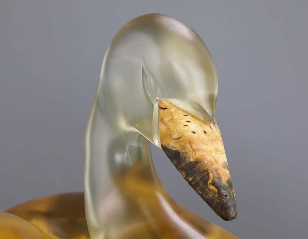Blake Mcfarland JUGADOR DE BEISBOL ARTISTA ESCULTURAS CISNE CARA