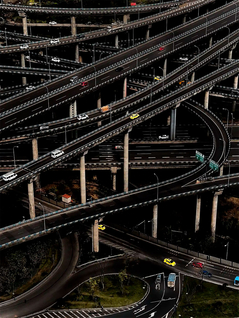 First place – city life. Over the Overpass