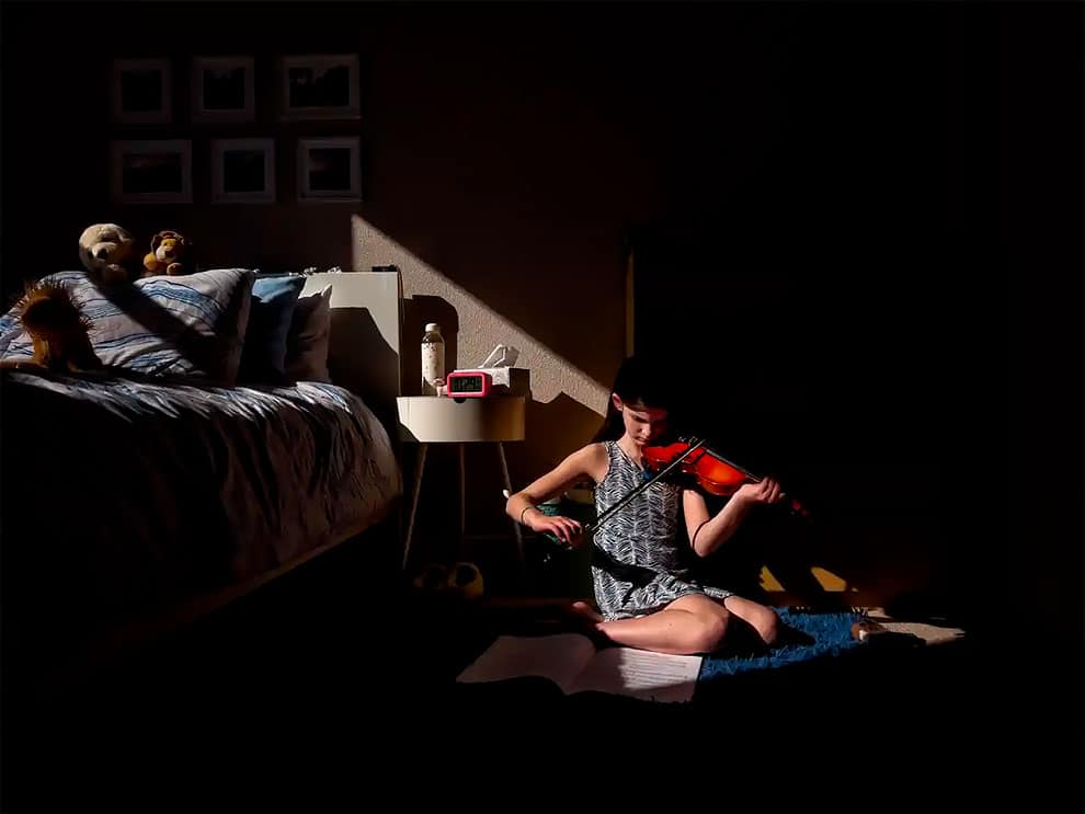 Photographer of the year second place. Girl with the Violin
