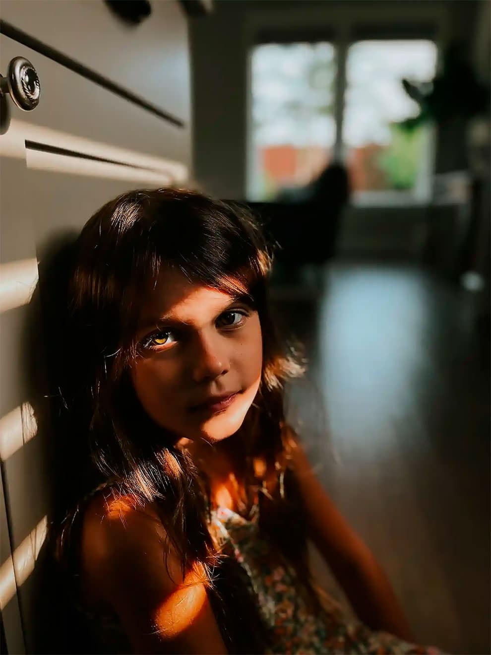 Second place – portrait. Lines of Light