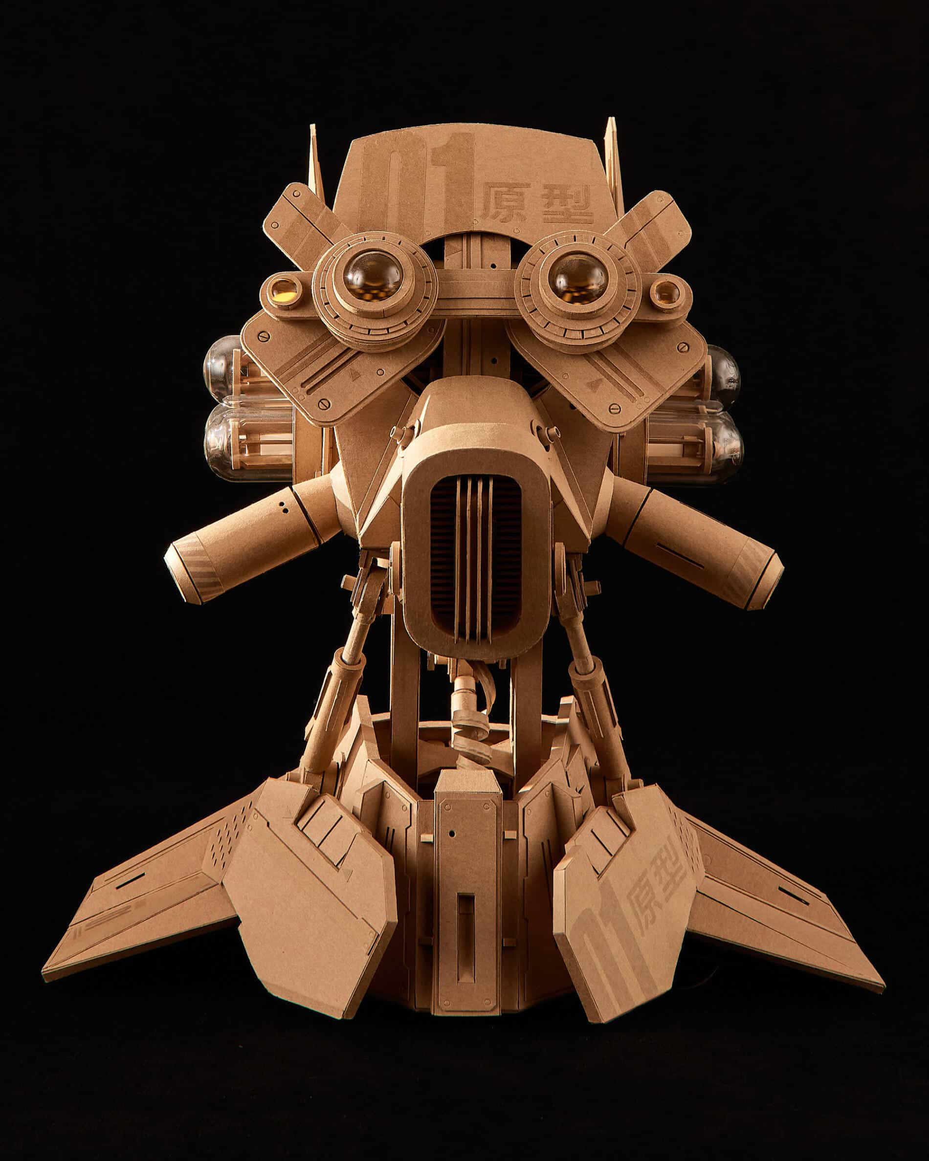 olijnyk robots de carton escher detalle robots kmlñ