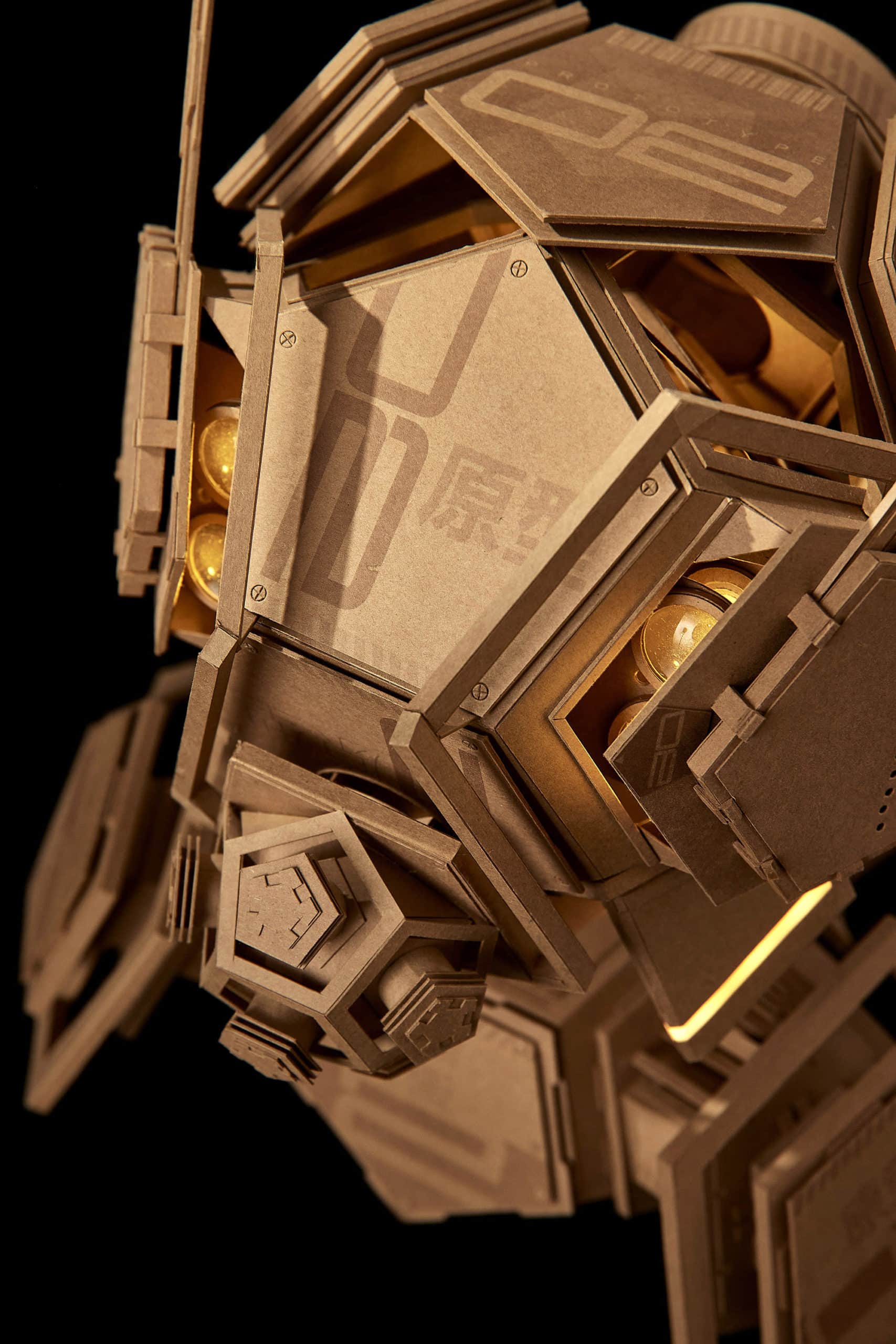 olijnyk robots de carton escher detalle robots prototype 2