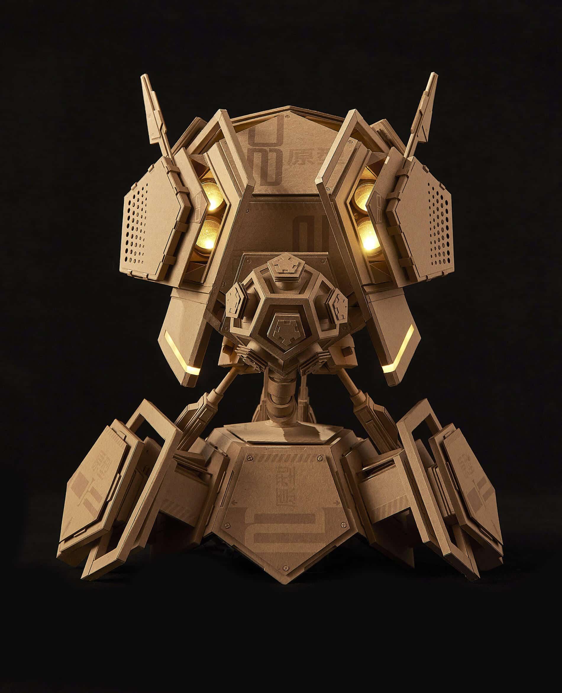 olijnyk robots de carton escher detalle robots prototype