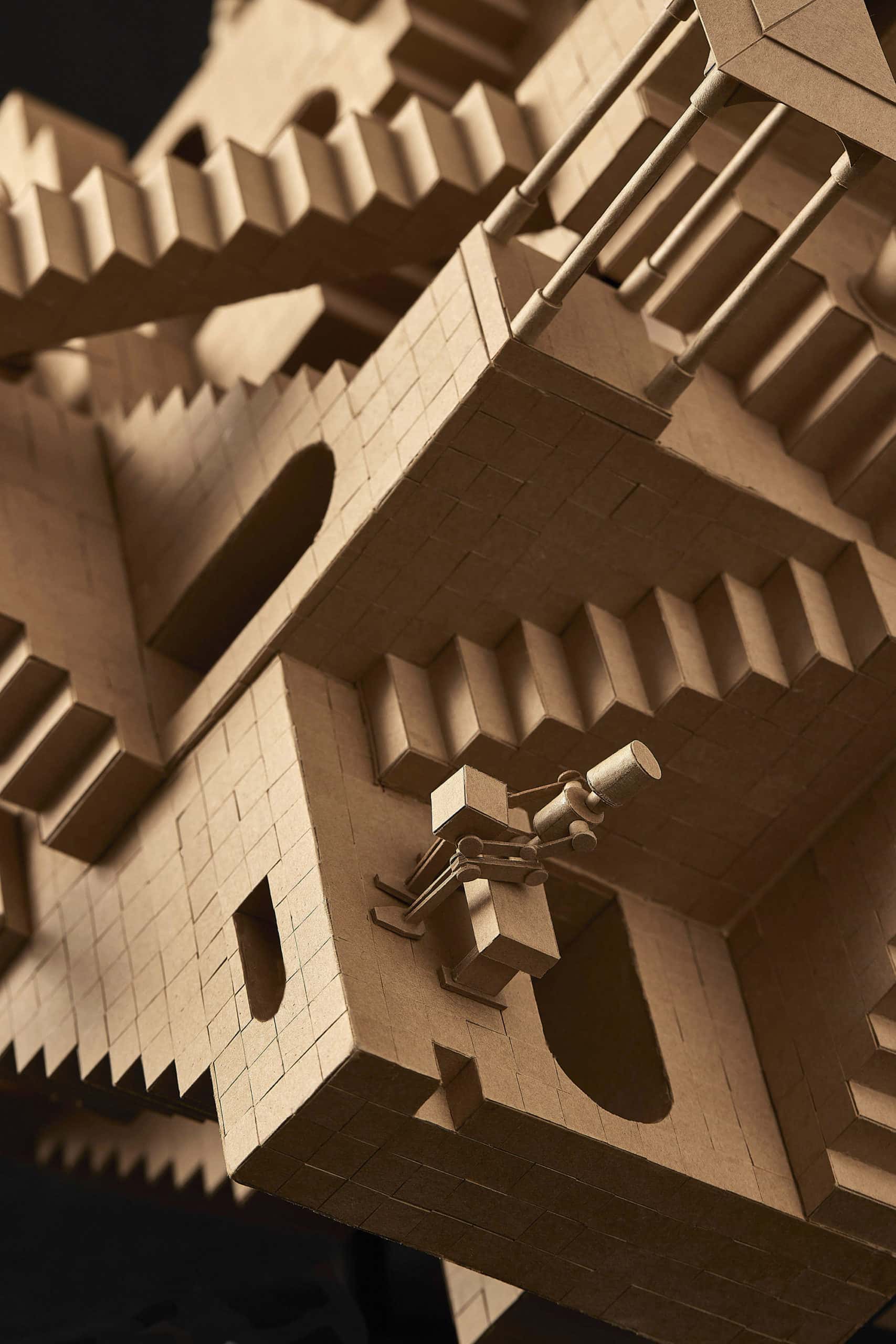 olijnyk robots de carton escher detalle robots