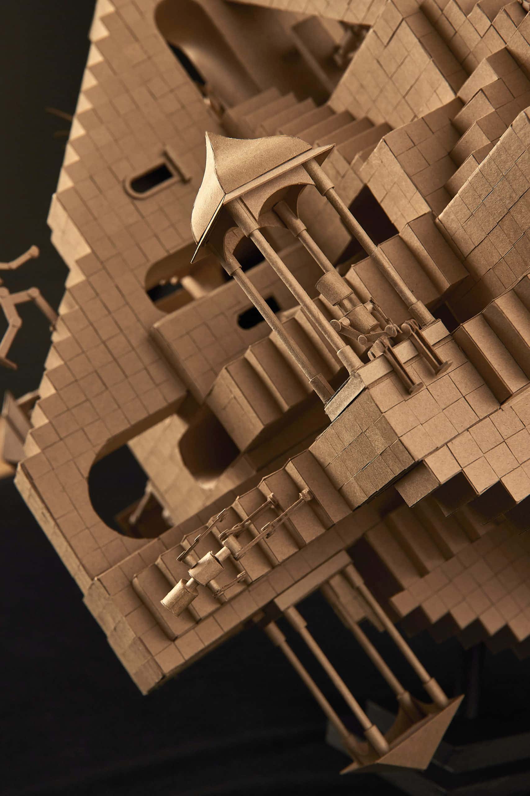 olijnyk robots de carton escher detalle