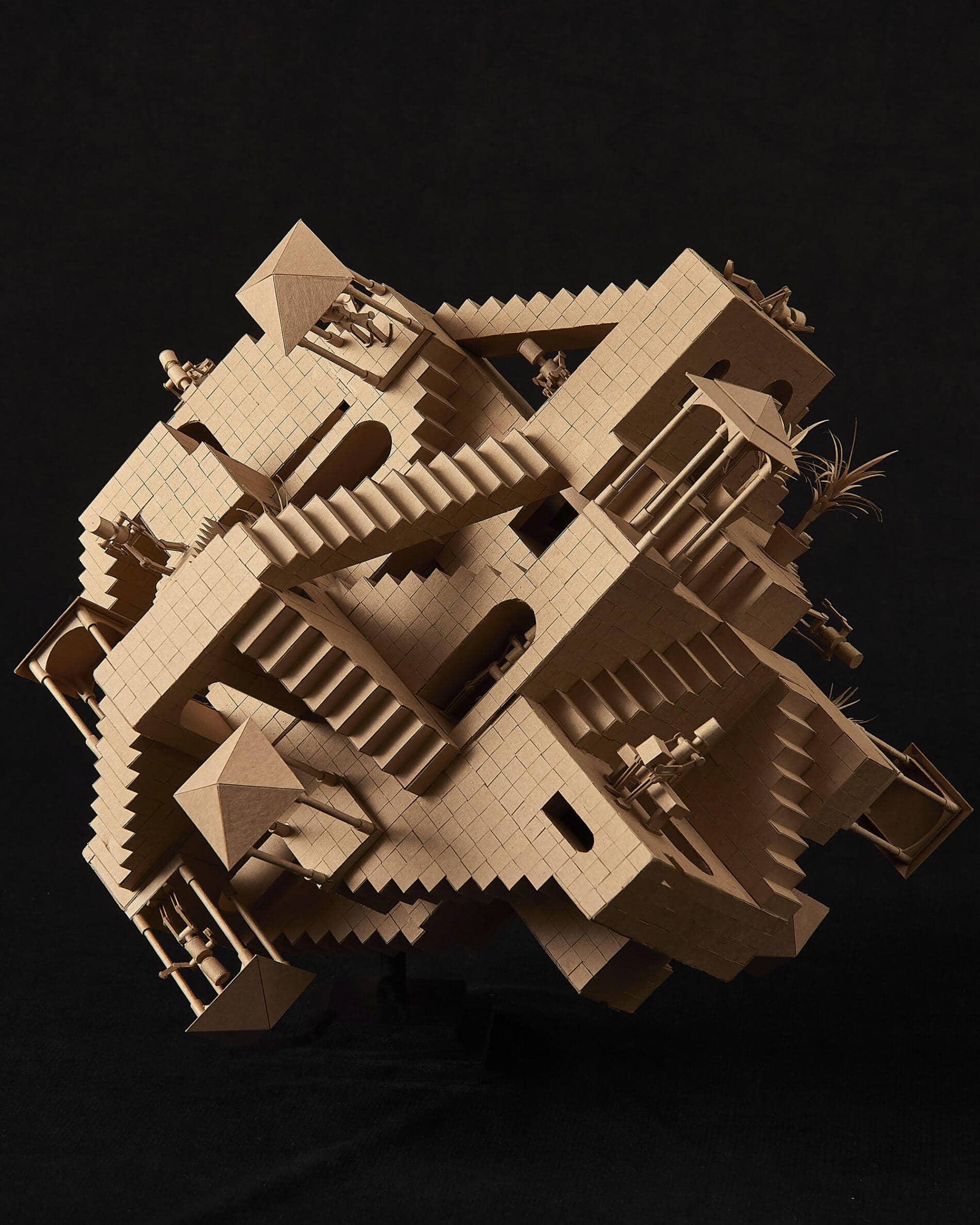 olijnyk robots de carton escher