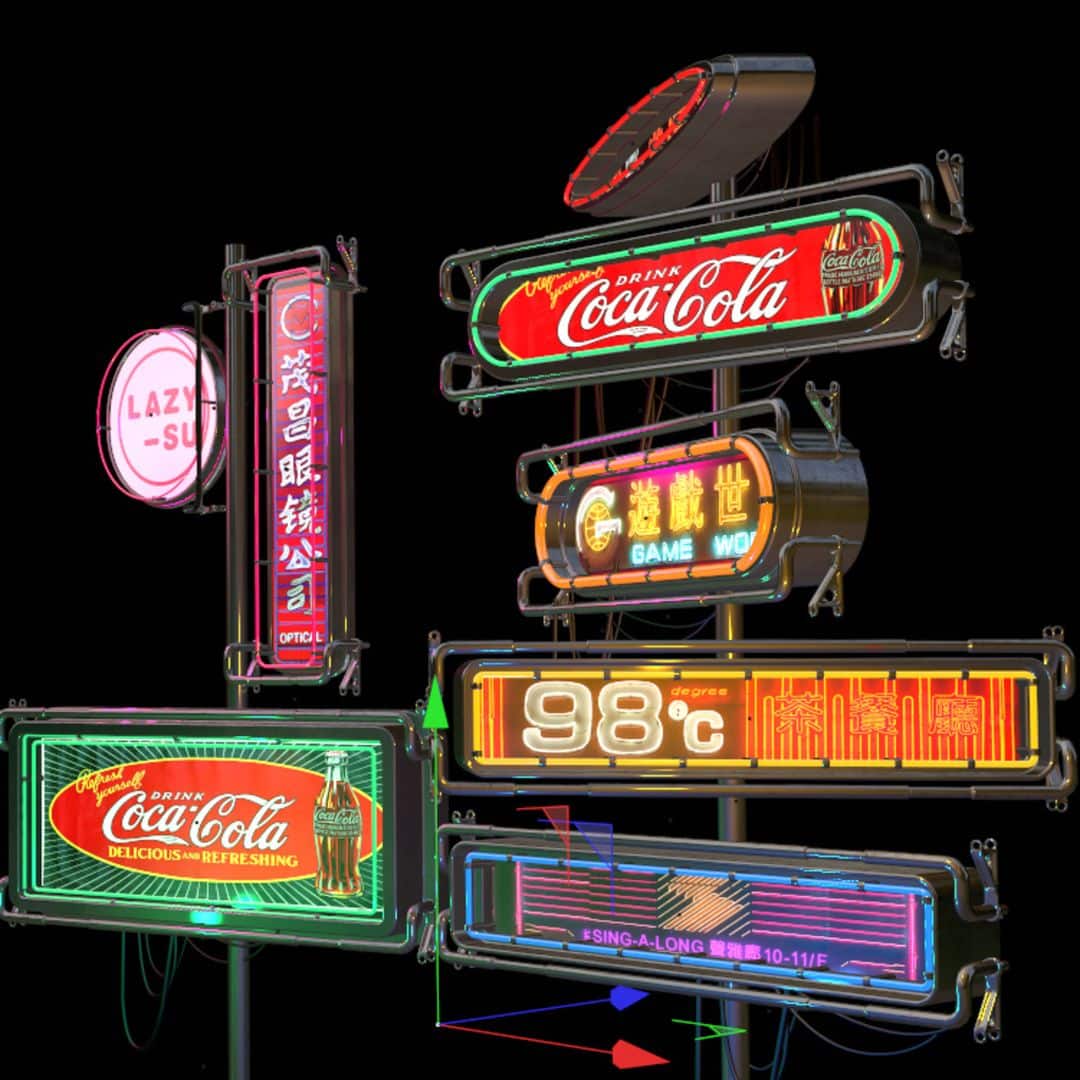 Zaki Abdelmounim Creatiflux neon letreros
