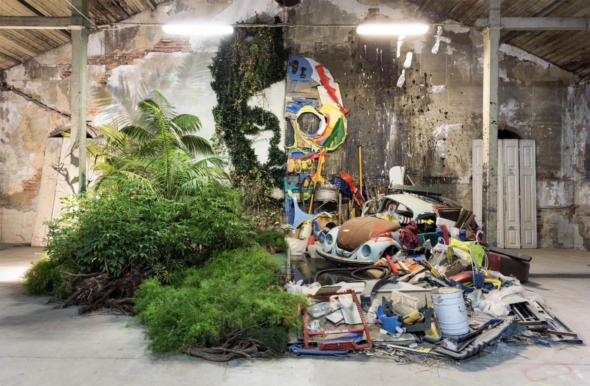 BASURA ARTE BORDALO II NATURALEZA Y BASIRA
