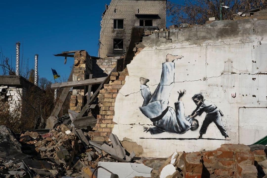 NUEVAS OBRAS DE BANKSY EN UCRANIA PUTIN