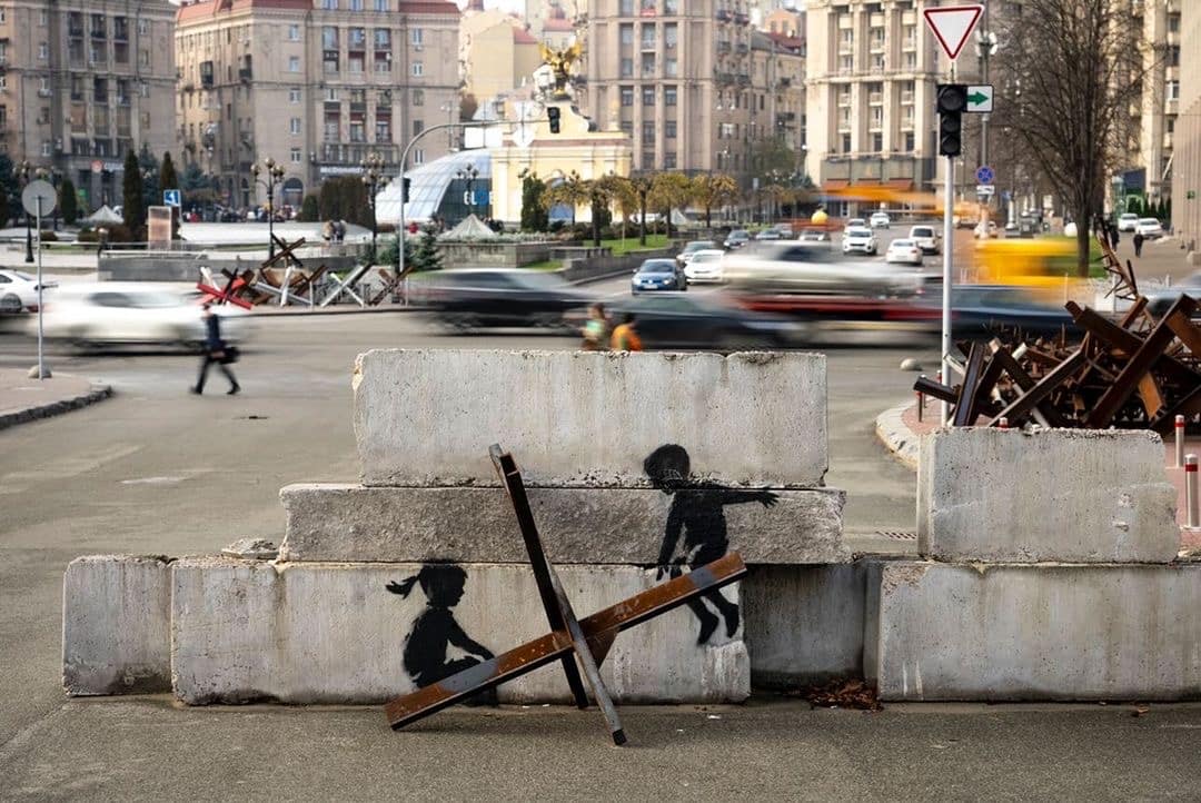 NUEVAS OBRAS DE BANKSY EN UCRANIA