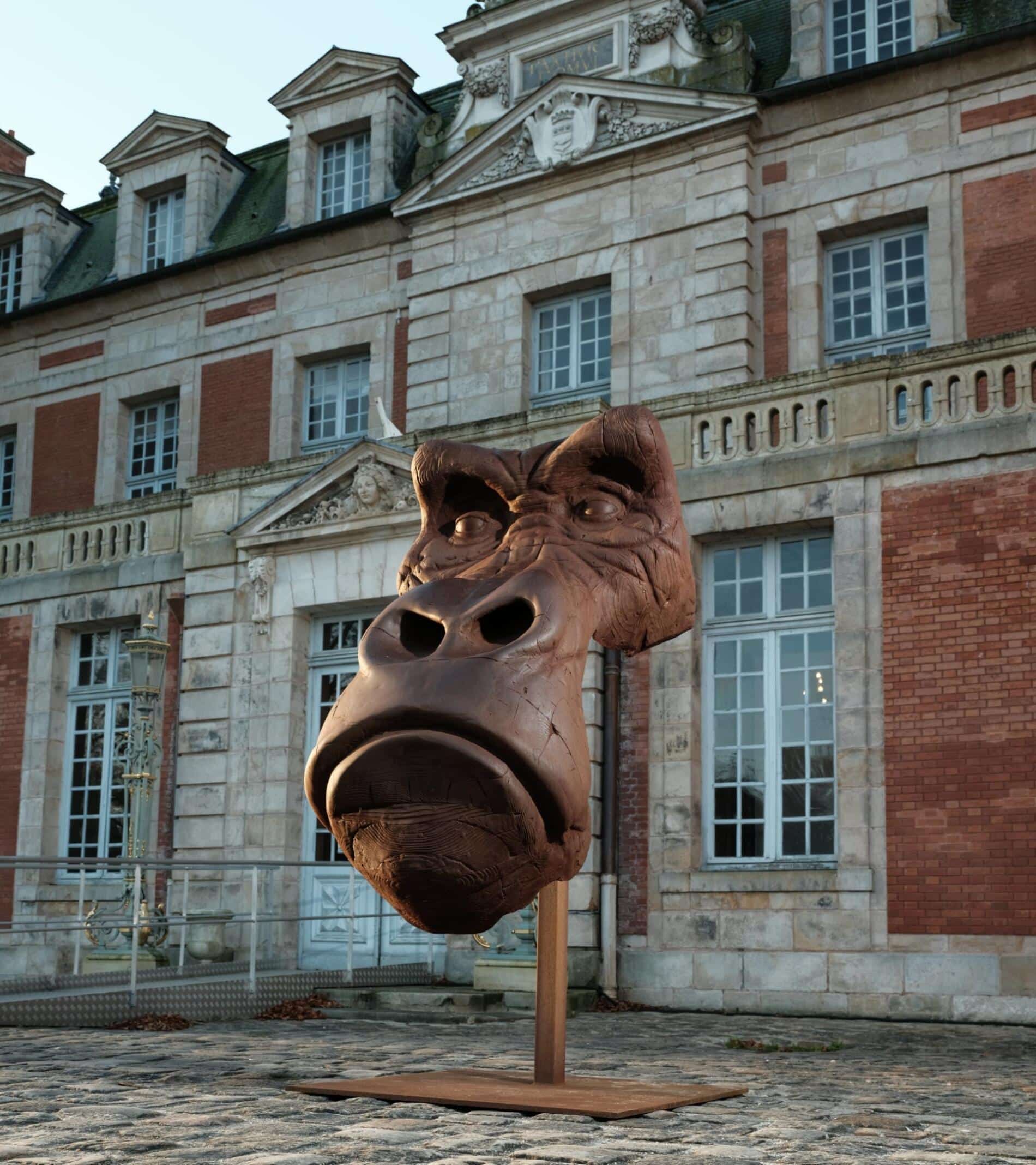 Quentin Garel escuotura de animales gorila