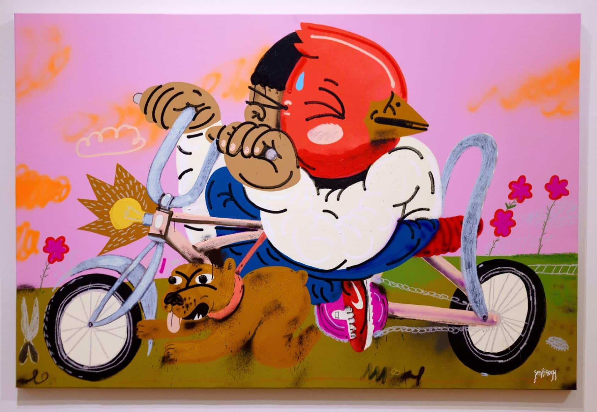 SENTROCK ARTISTA URBANO BIBI PERRO