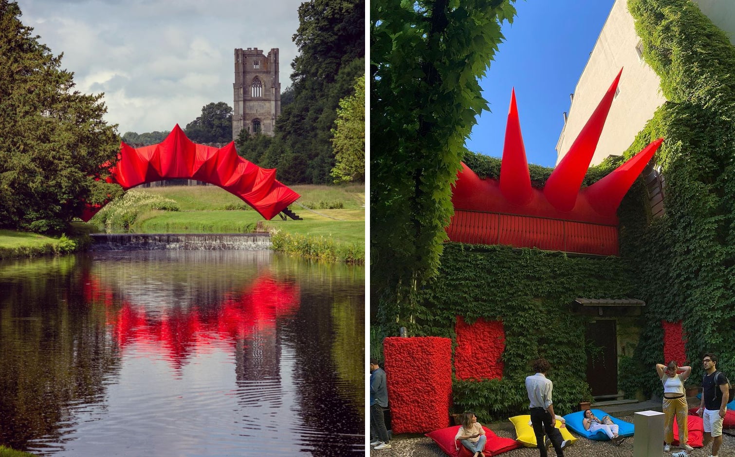 STEVE MESSAM INSTALCIONES INFLABLES puentes