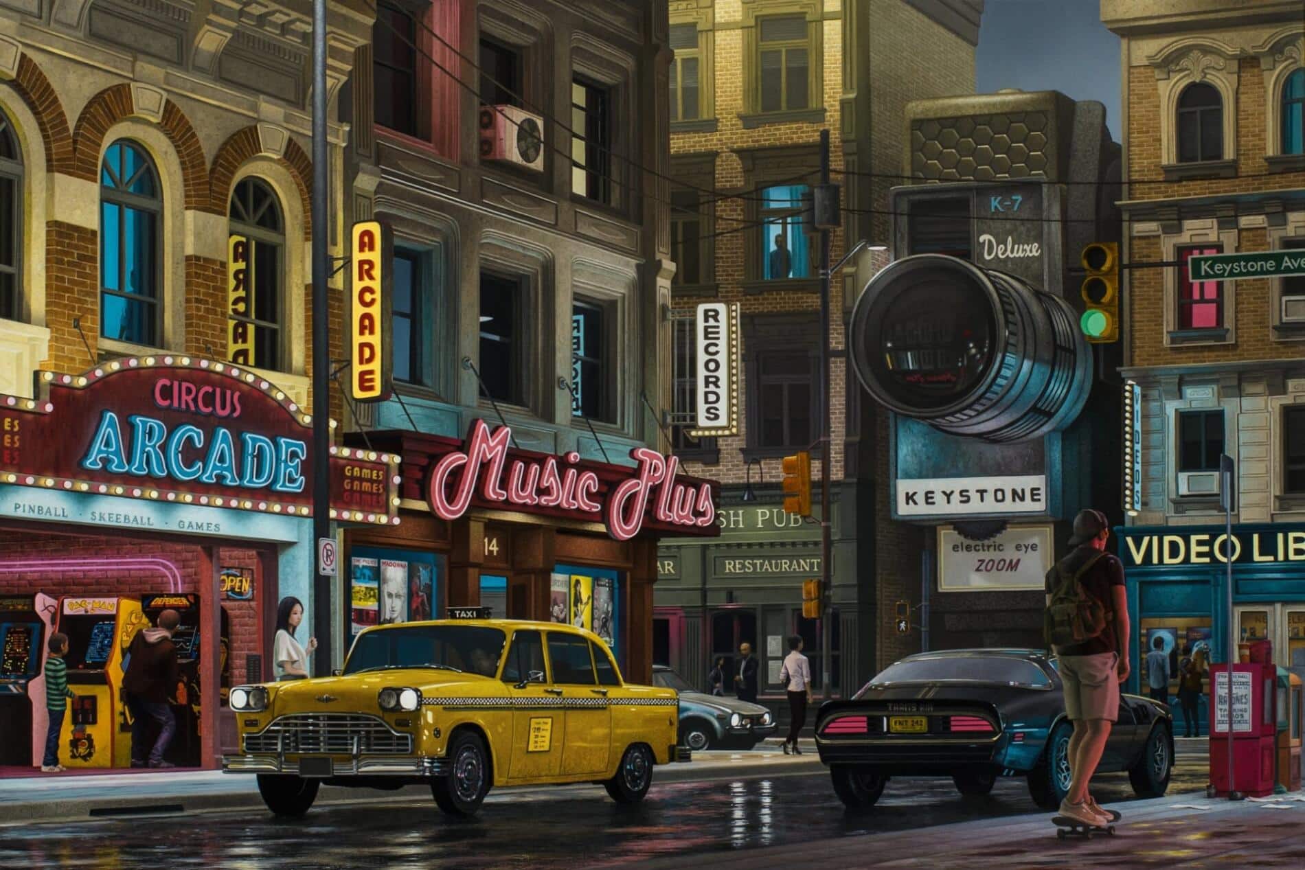 bartels jeff pintura hiper surreal Surveillance Electric Eye