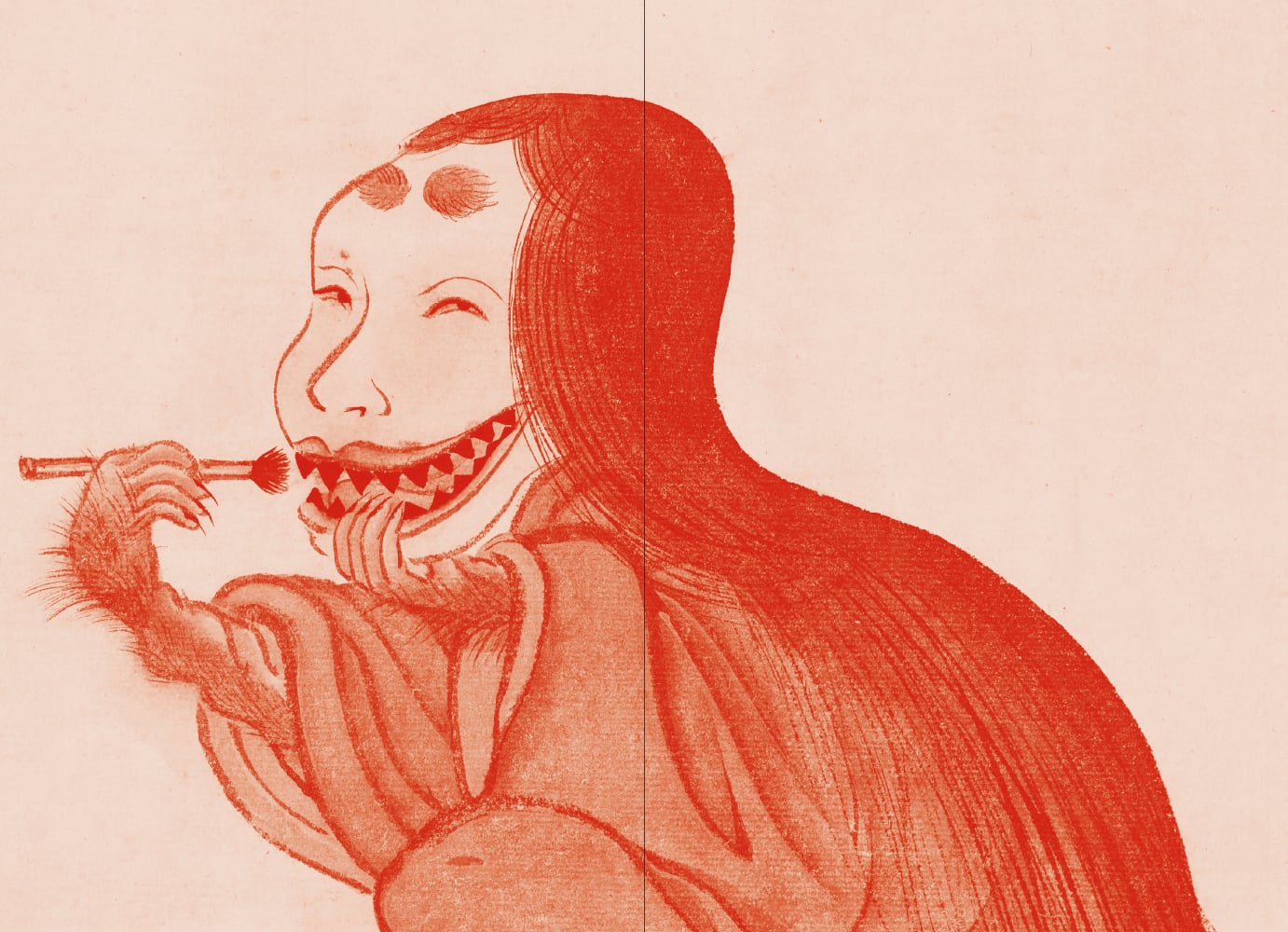 yokai ilusrracion red