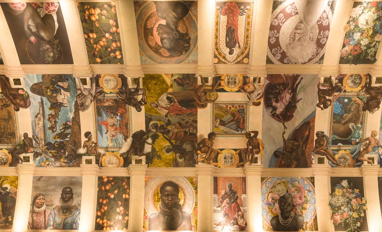 Harmonia Rosales la capilla sixtina instalacion techoi