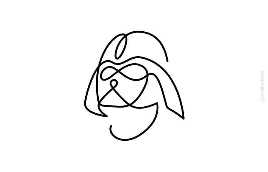 LOOOP CULTURA POPULAR LINEAL DARTH VADER