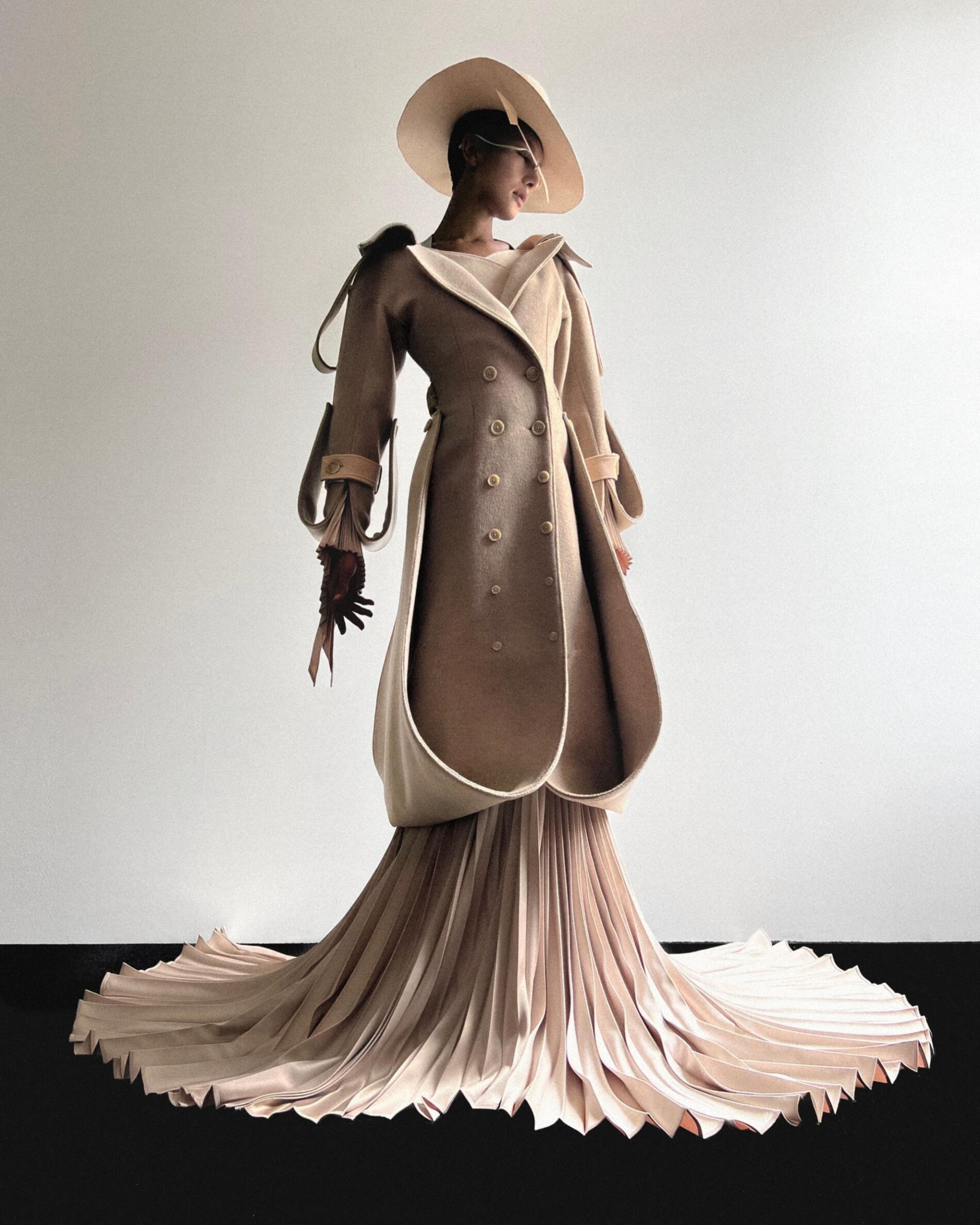 ROBERT WUN COLECCION MODA PV2023 VESTIDO