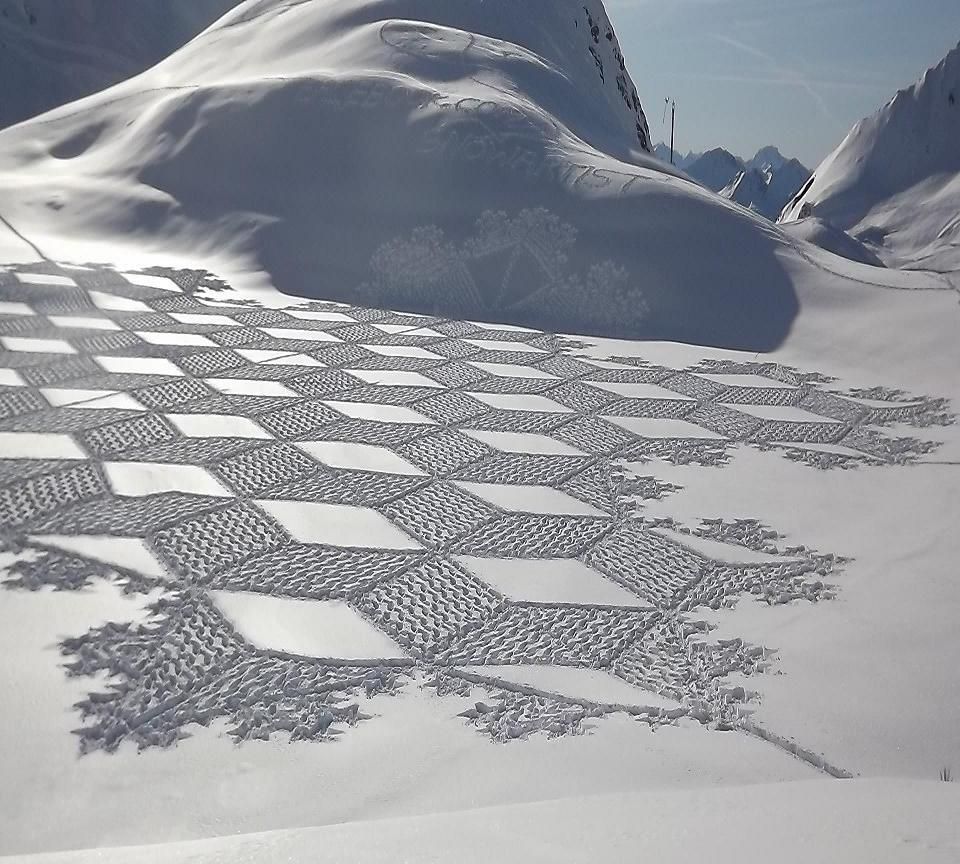 simon beck snowart