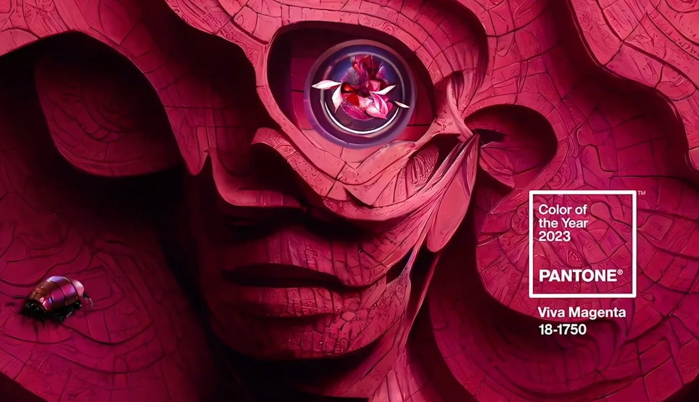 viva magenta color pantone 2023 PORT