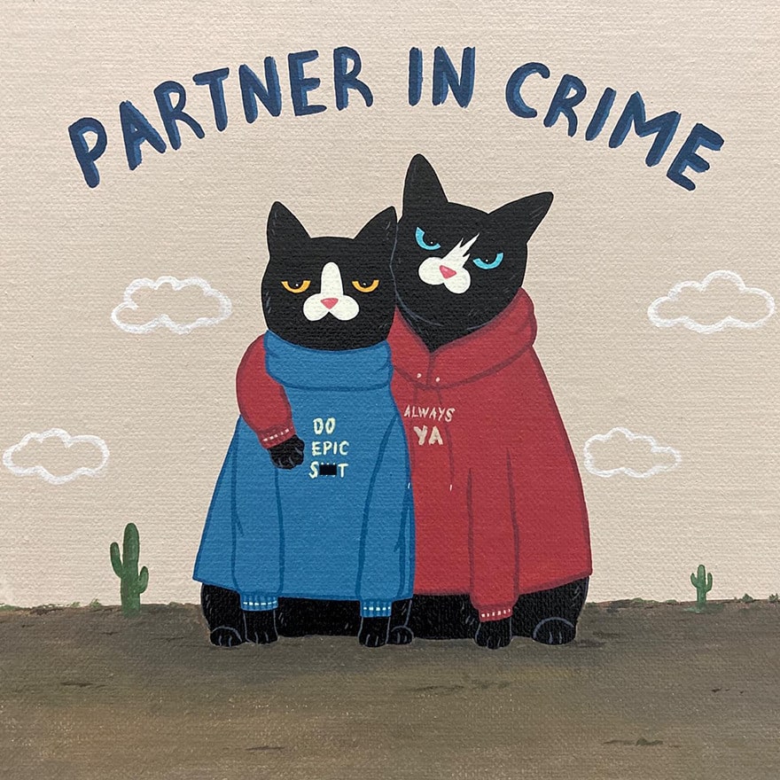 JK @st.aftercigs GATOS PARTNER IN CRIME