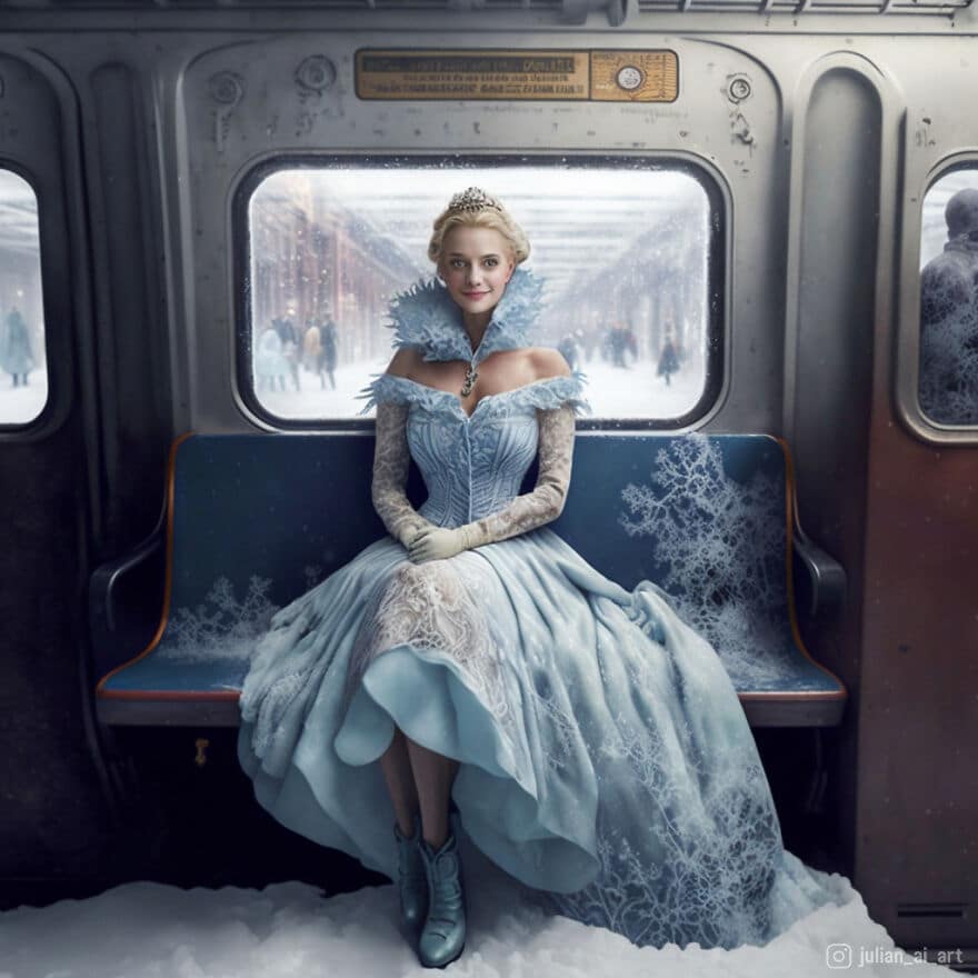 Julian Van Dieken frozen metro nyc