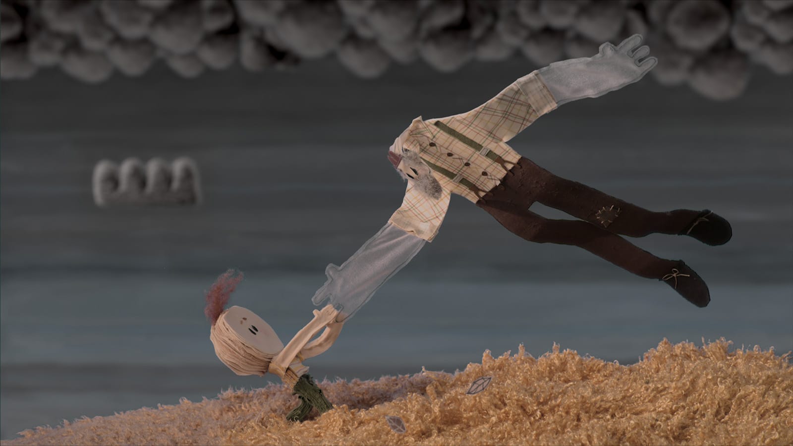Martin Smatana. corto the kite stop motion colcha abuelo