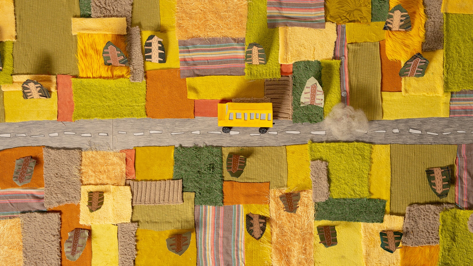 Martin Smatana. corto the kite stop motion colcha retazod